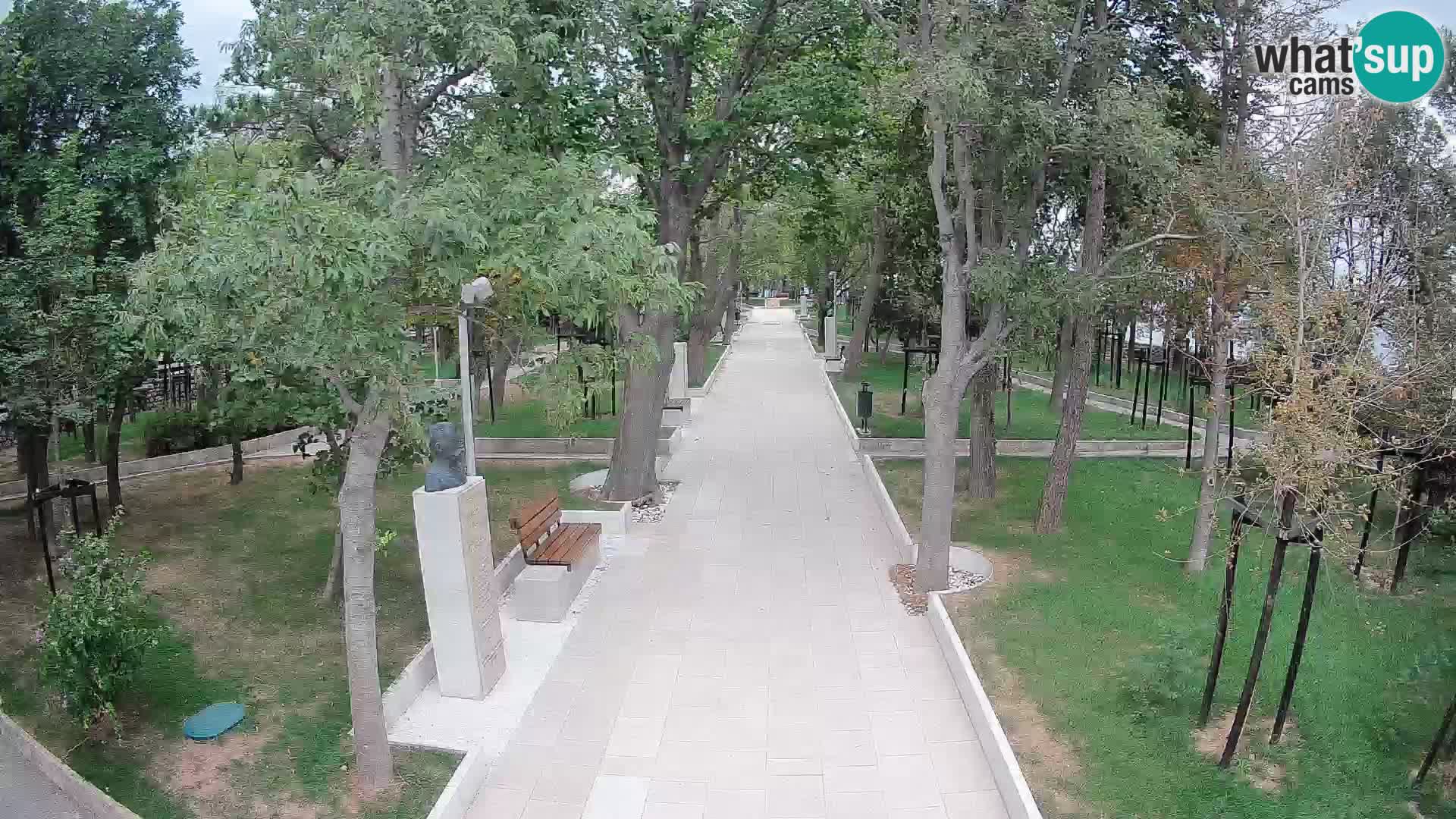 Writers’ Park Webcam Senj – Live by the Sea