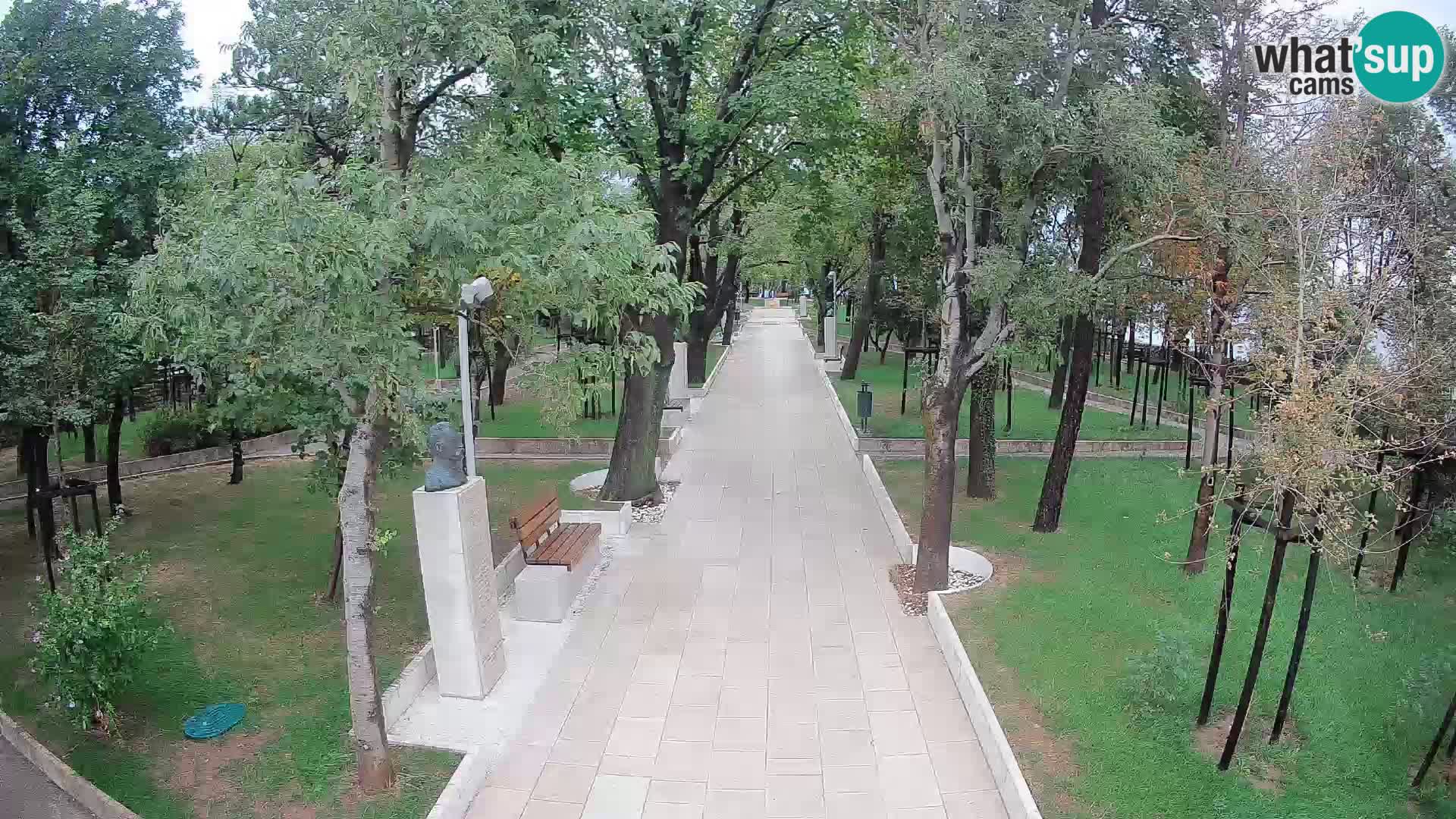 Webcam Schriftstellerpark Senj – Live am Meer