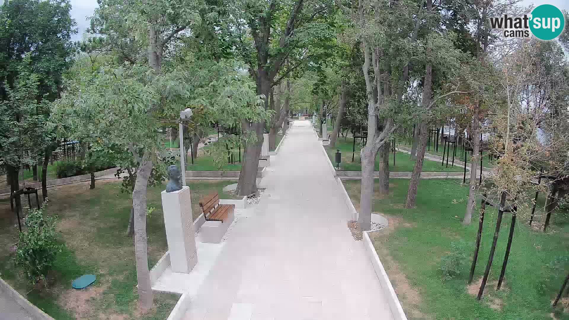 Writers’ Park Webcam Senj – Live by the Sea