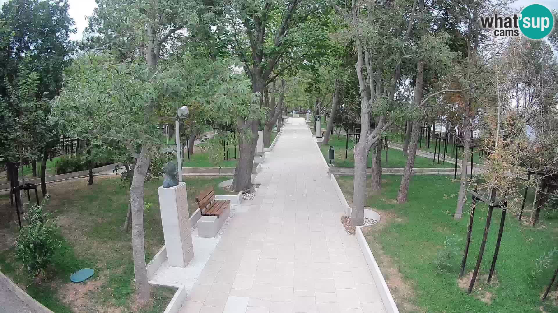 Writers’ Park Webcam Senj – Live by the Sea