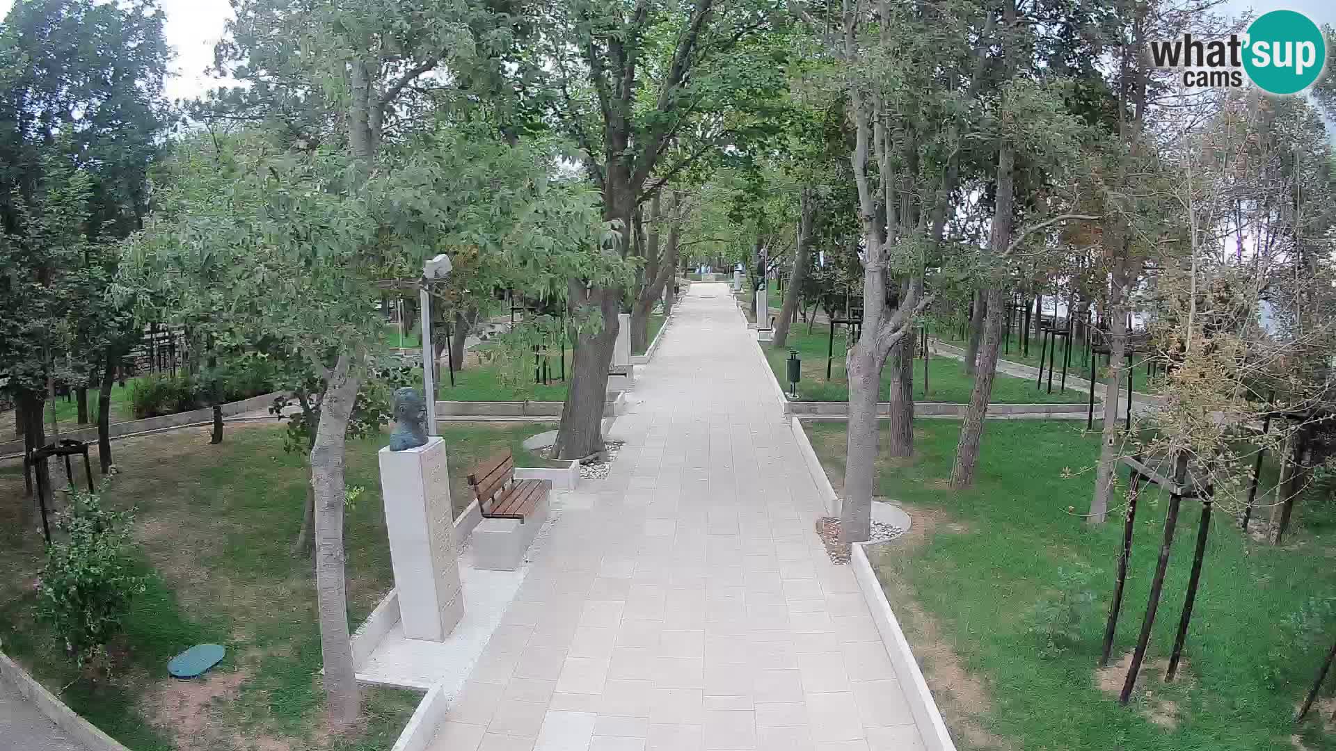 Writers’ Park Webcam Senj – Live by the Sea