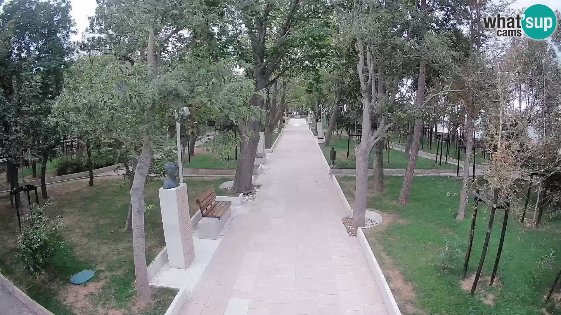 Writers’ Park Webcam Senj – Live by the Sea