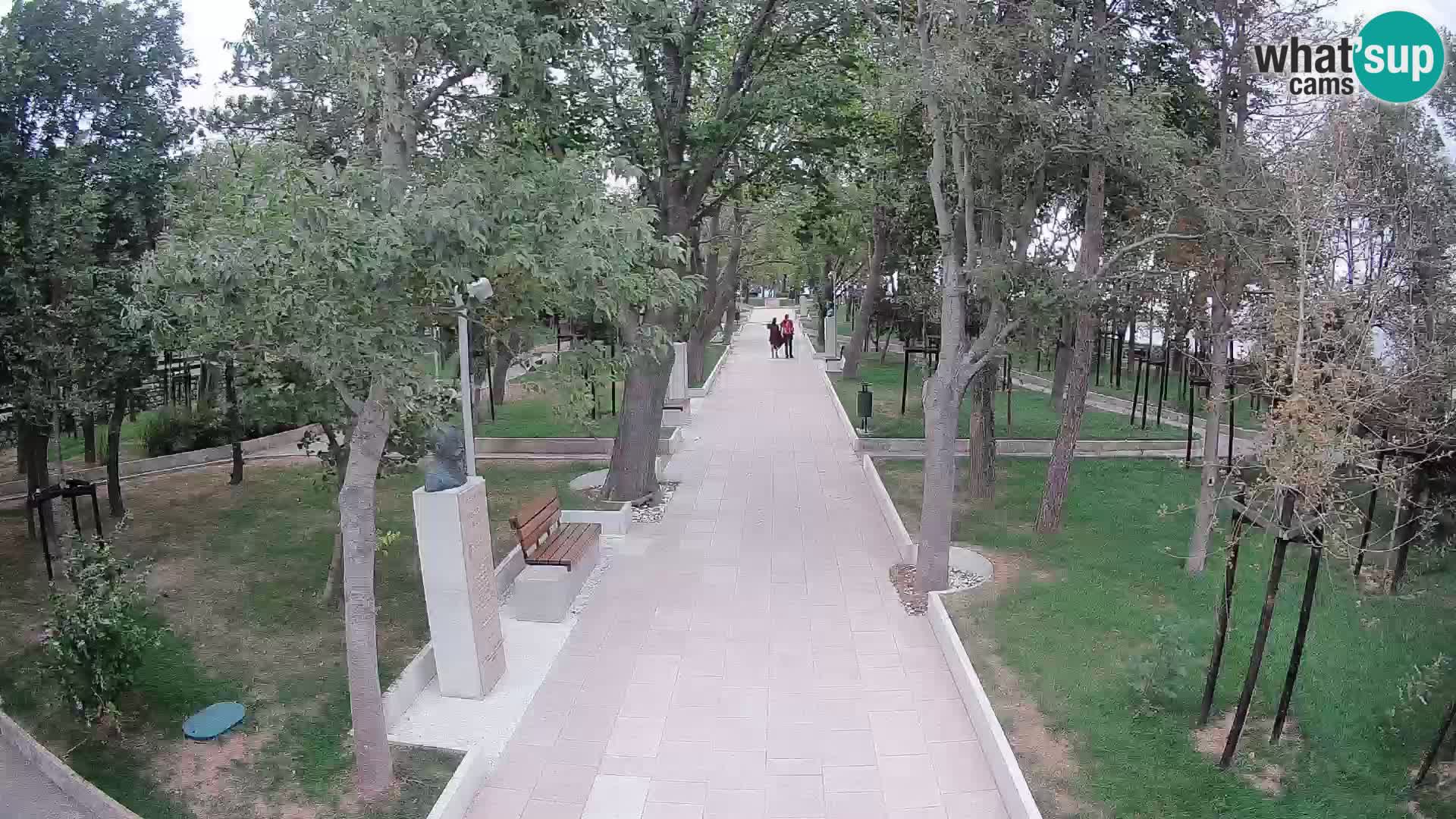 Writers’ Park Webcam Senj – Live by the Sea