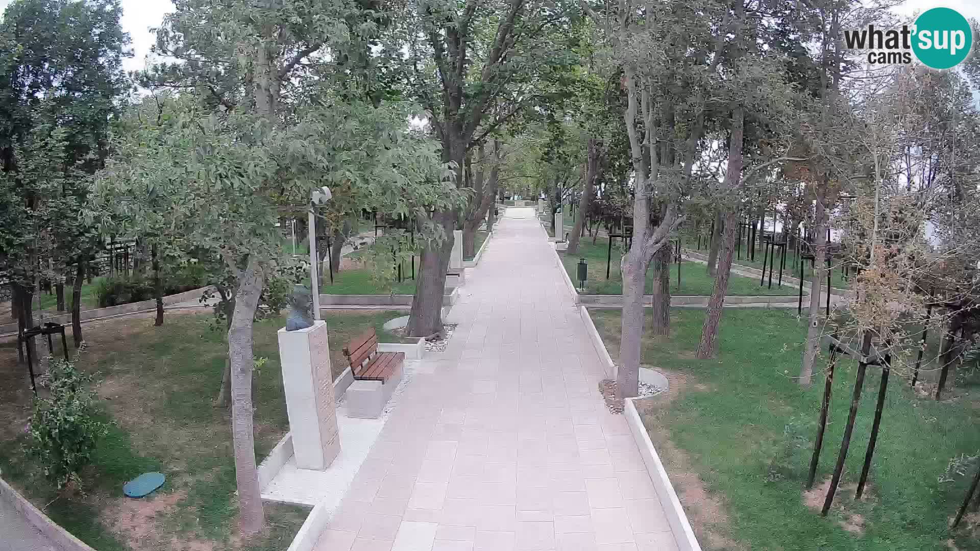 Writers’ Park Webcam Senj – Live by the Sea