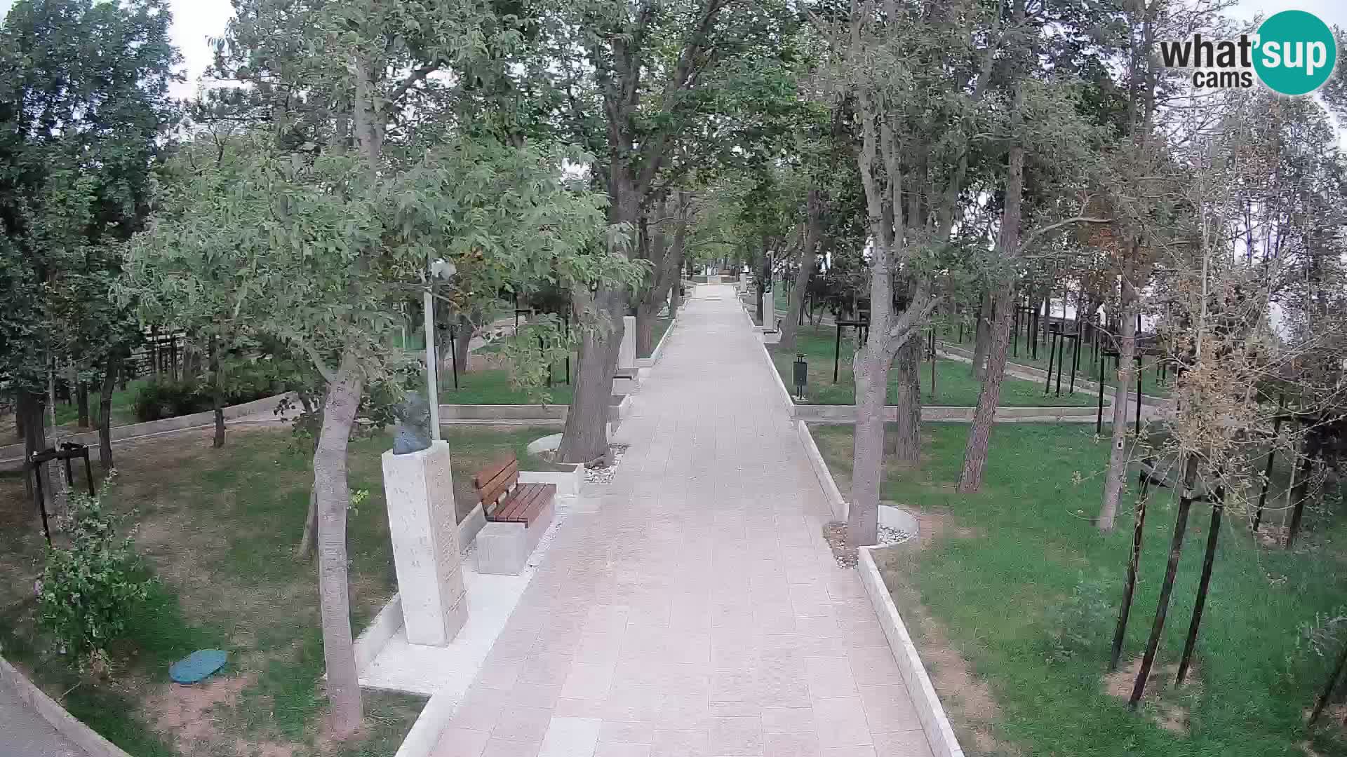 Webcam Schriftstellerpark Senj – Live am Meer