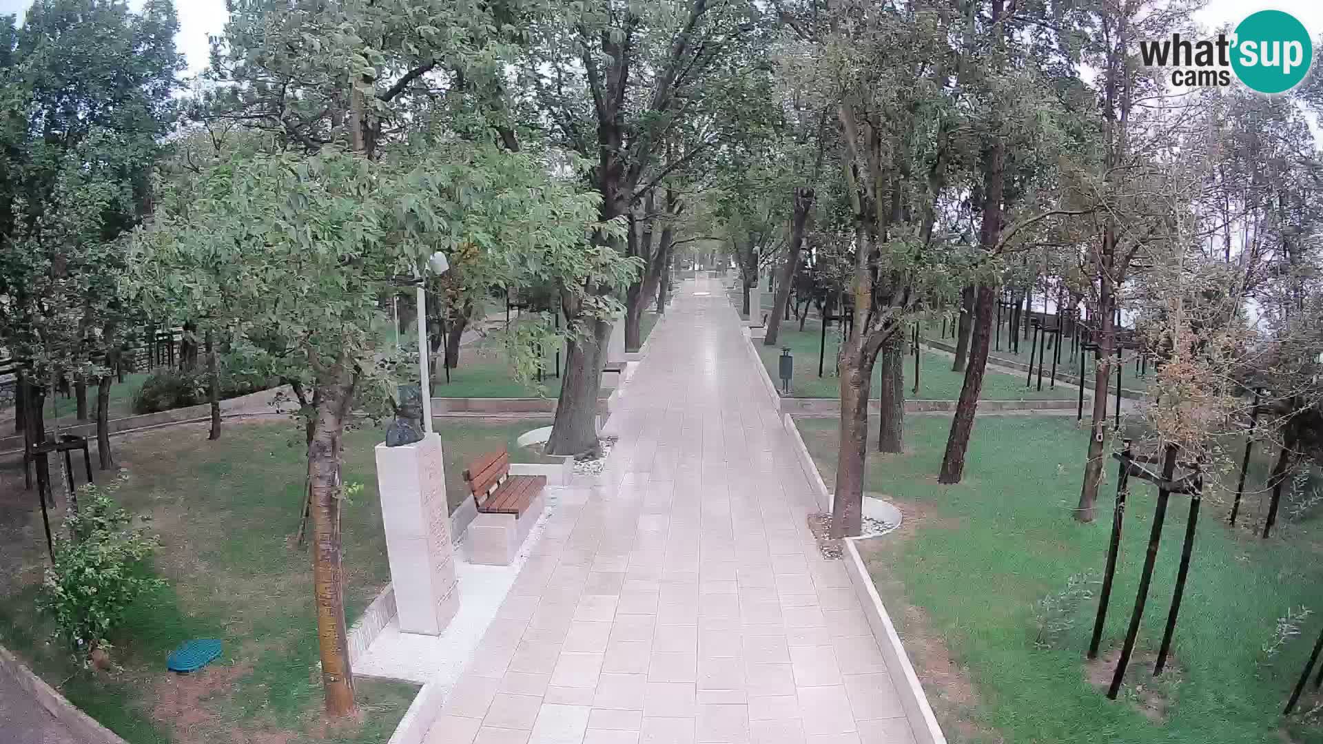 Writers’ Park Webcam Senj – Live by the Sea