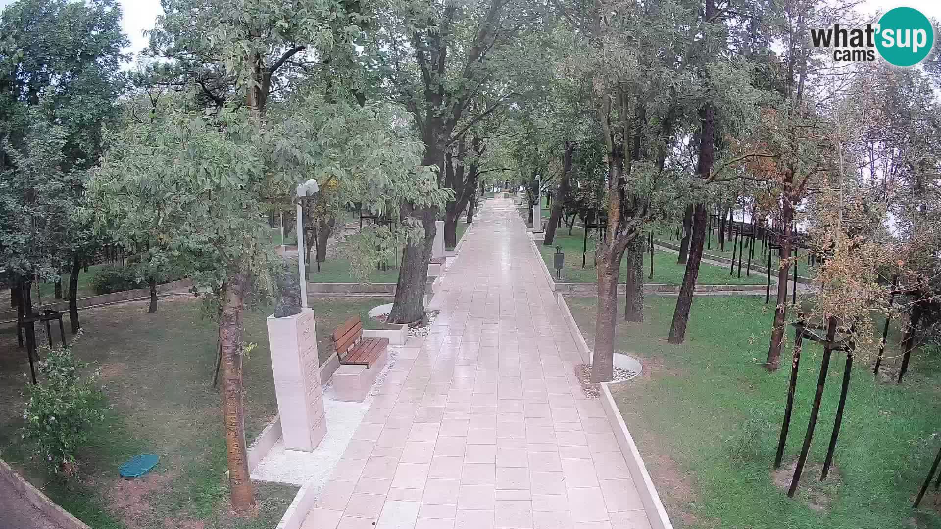 Writers’ Park Webcam Senj – Live by the Sea