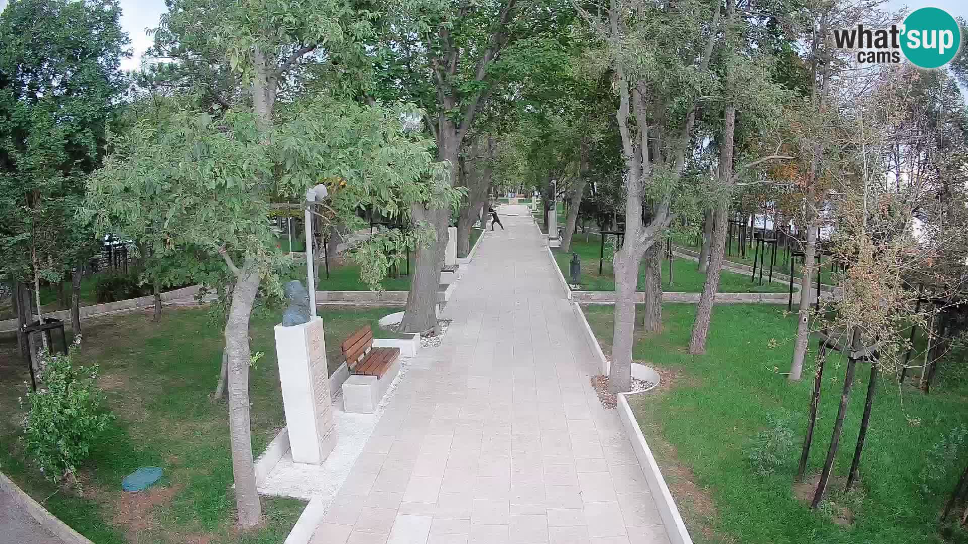 Writers’ Park Webcam Senj – Live by the Sea