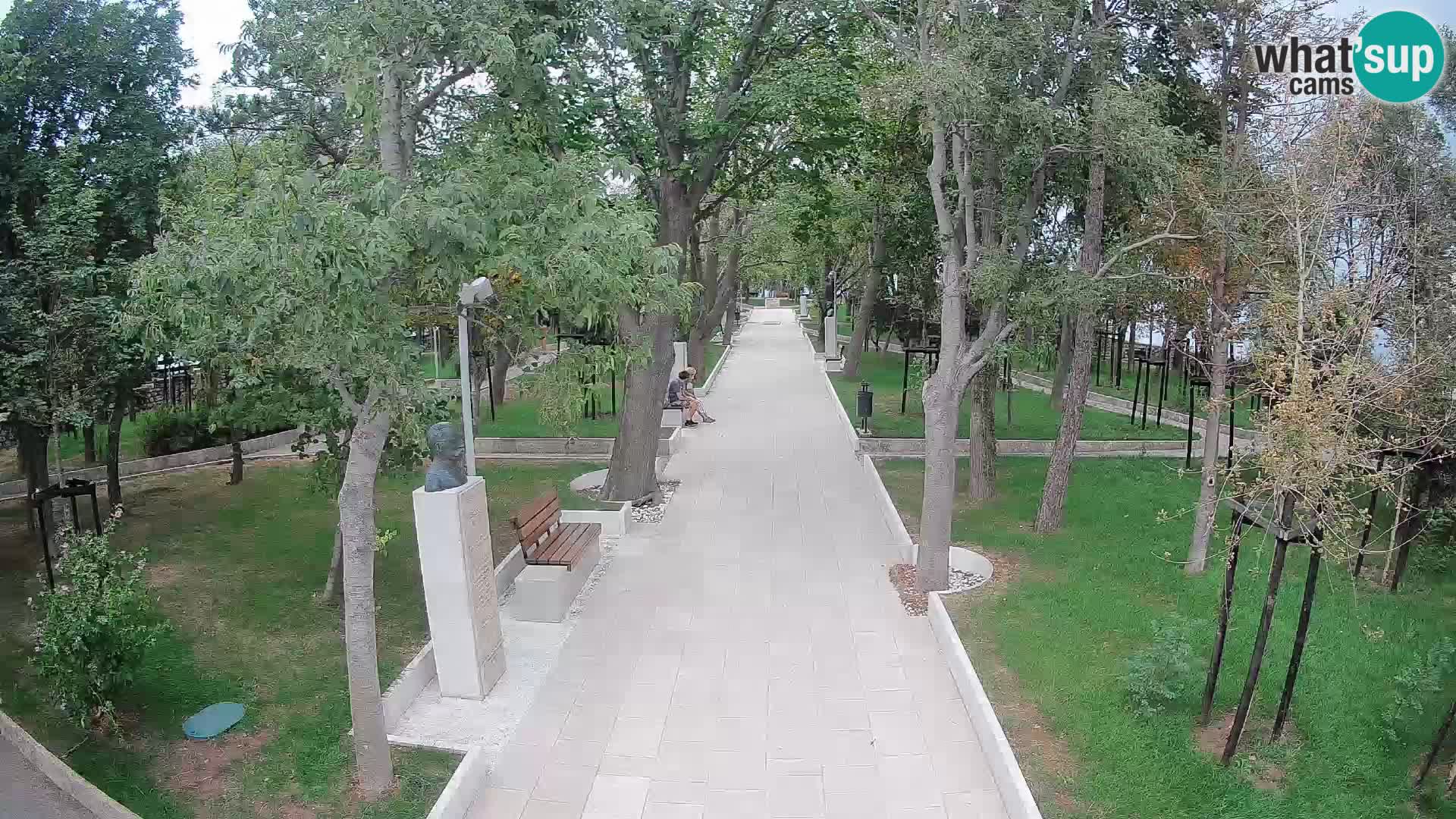 Writers’ Park Webcam Senj – Live by the Sea