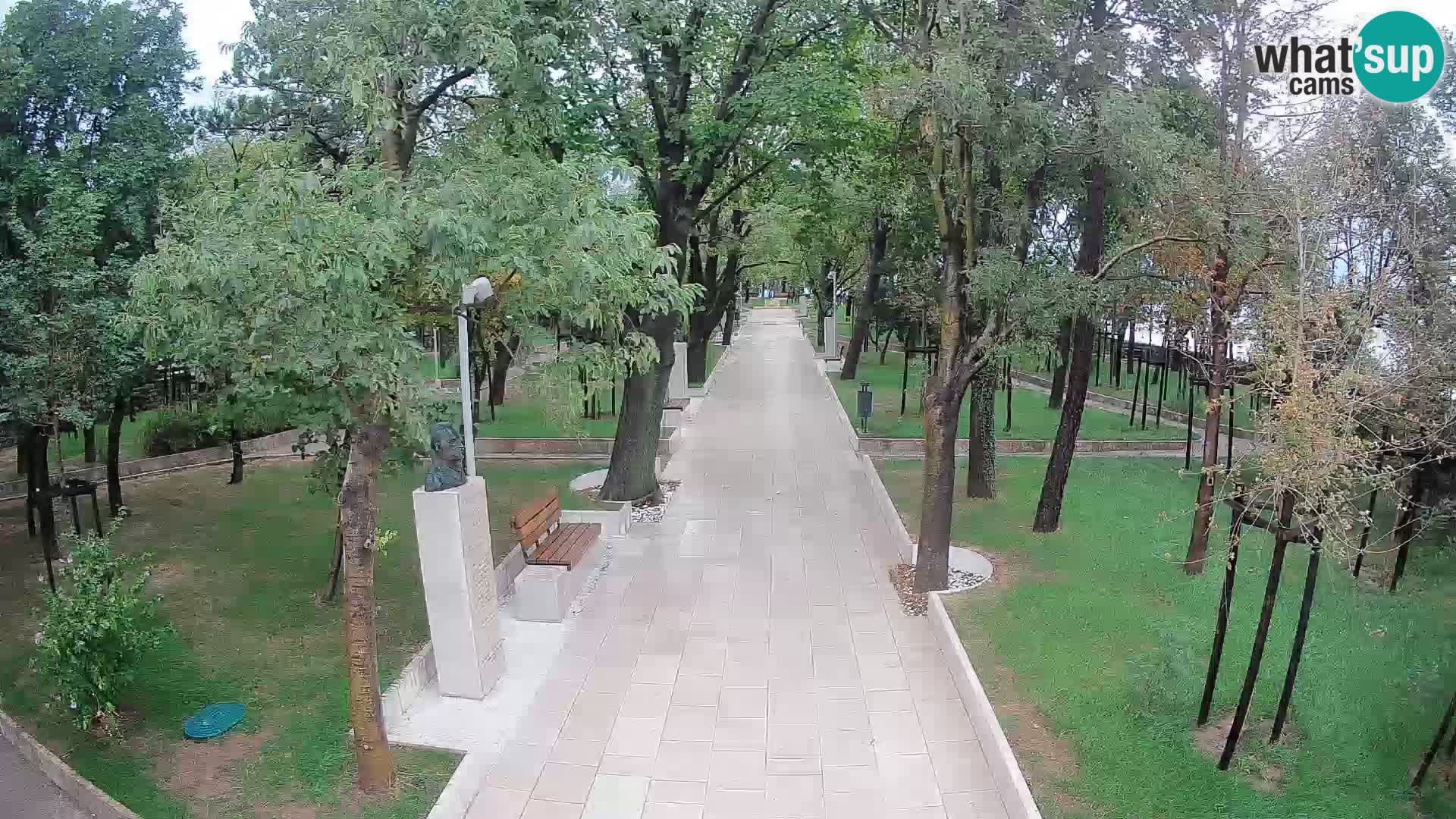 Writers’ Park Webcam Senj – Live by the Sea
