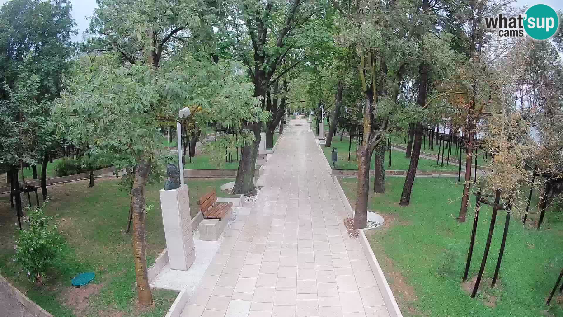 Webcam Schriftstellerpark Senj – Live am Meer