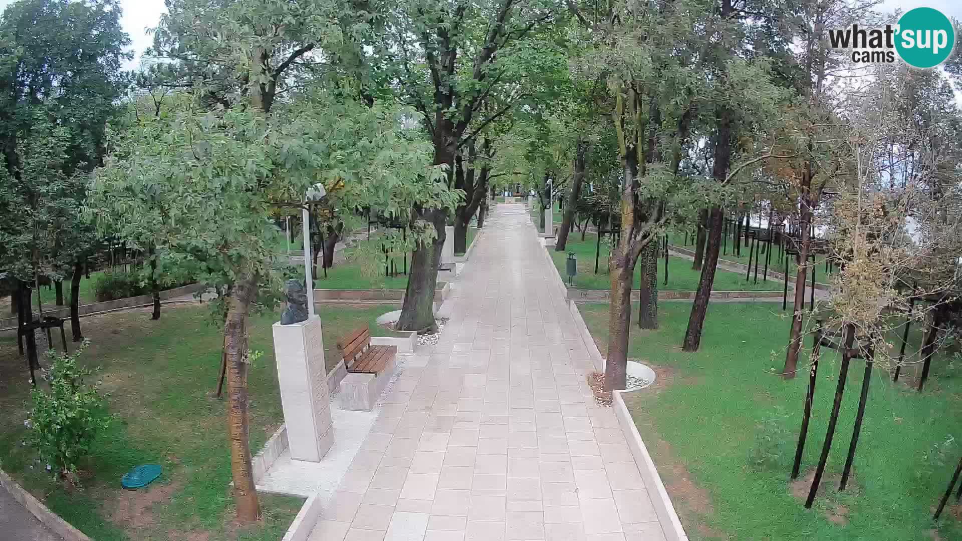 Writers’ Park Webcam Senj – Live by the Sea