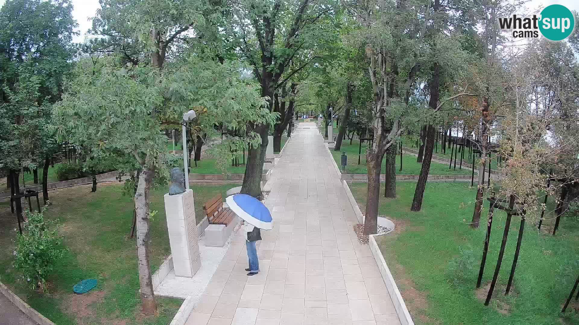 Writers’ Park Webcam Senj – Live by the Sea