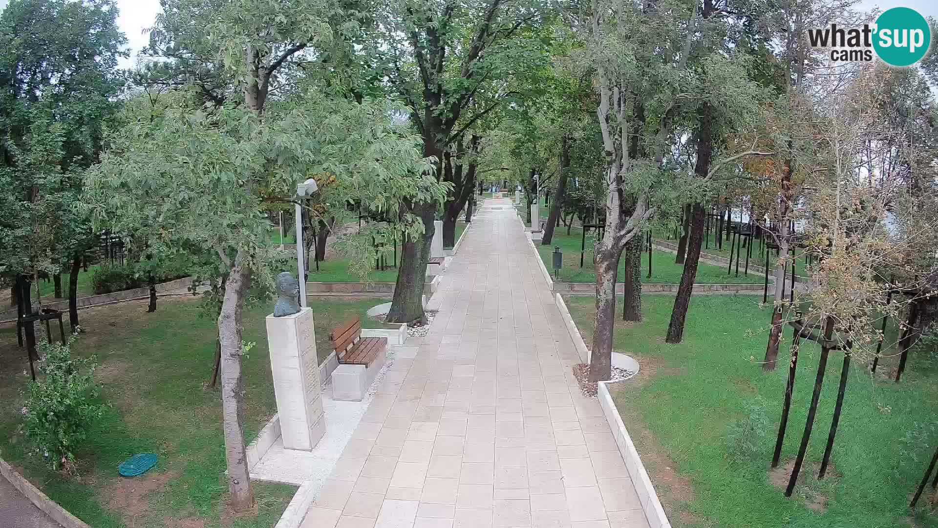 Webcam Schriftstellerpark Senj – Live am Meer