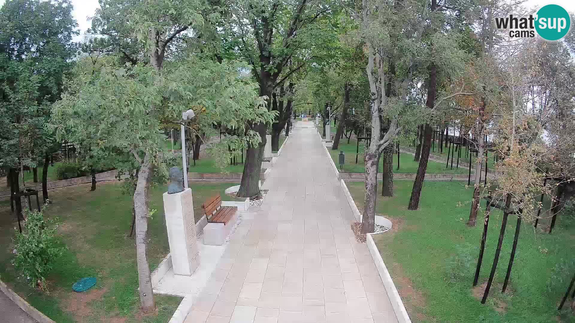 Writers’ Park Webcam Senj – Live by the Sea