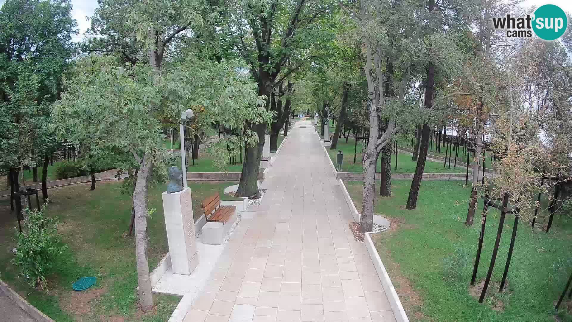 Writers’ Park Webcam Senj – Live by the Sea