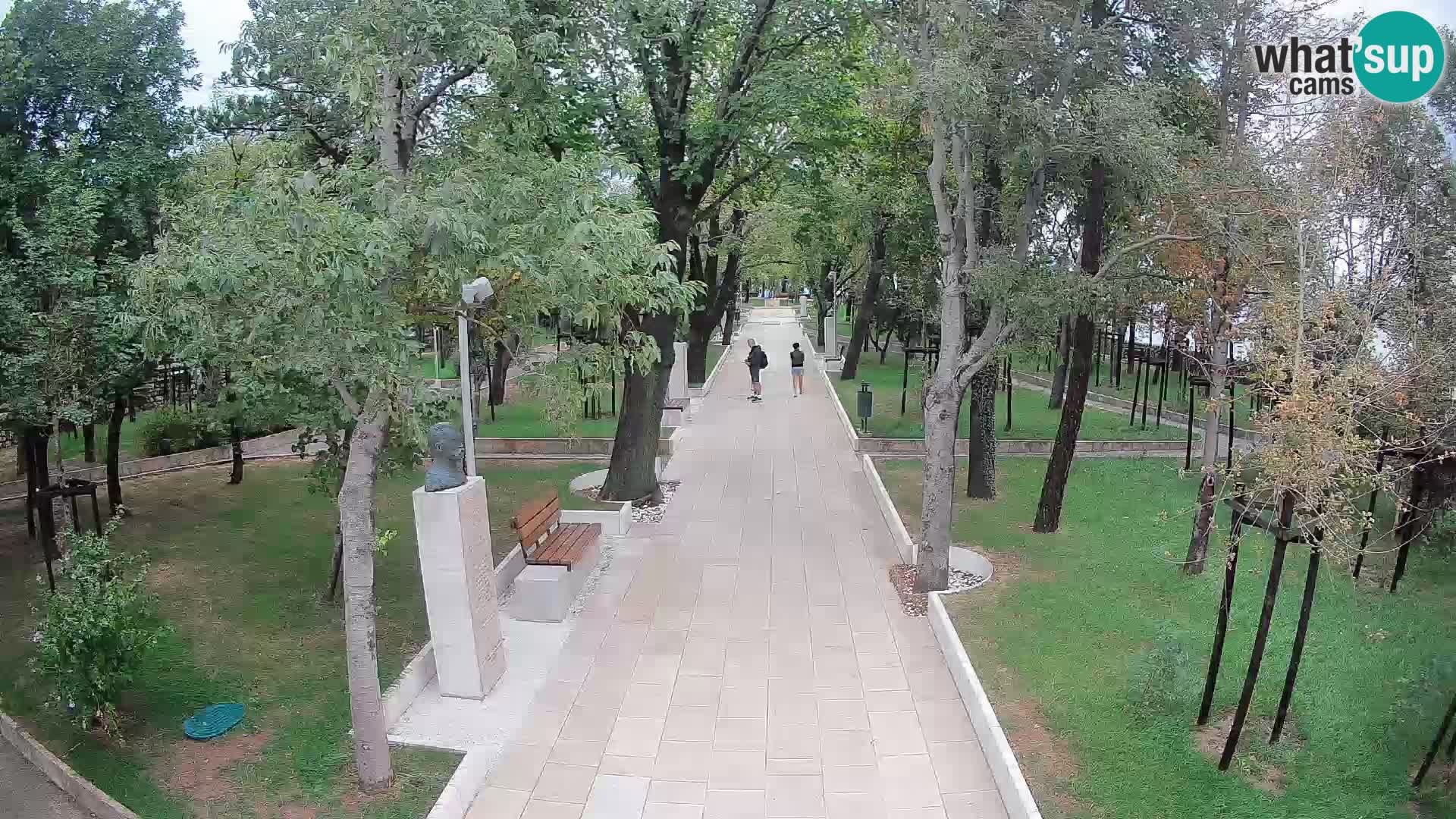 Writers’ Park Webcam Senj – Live by the Sea
