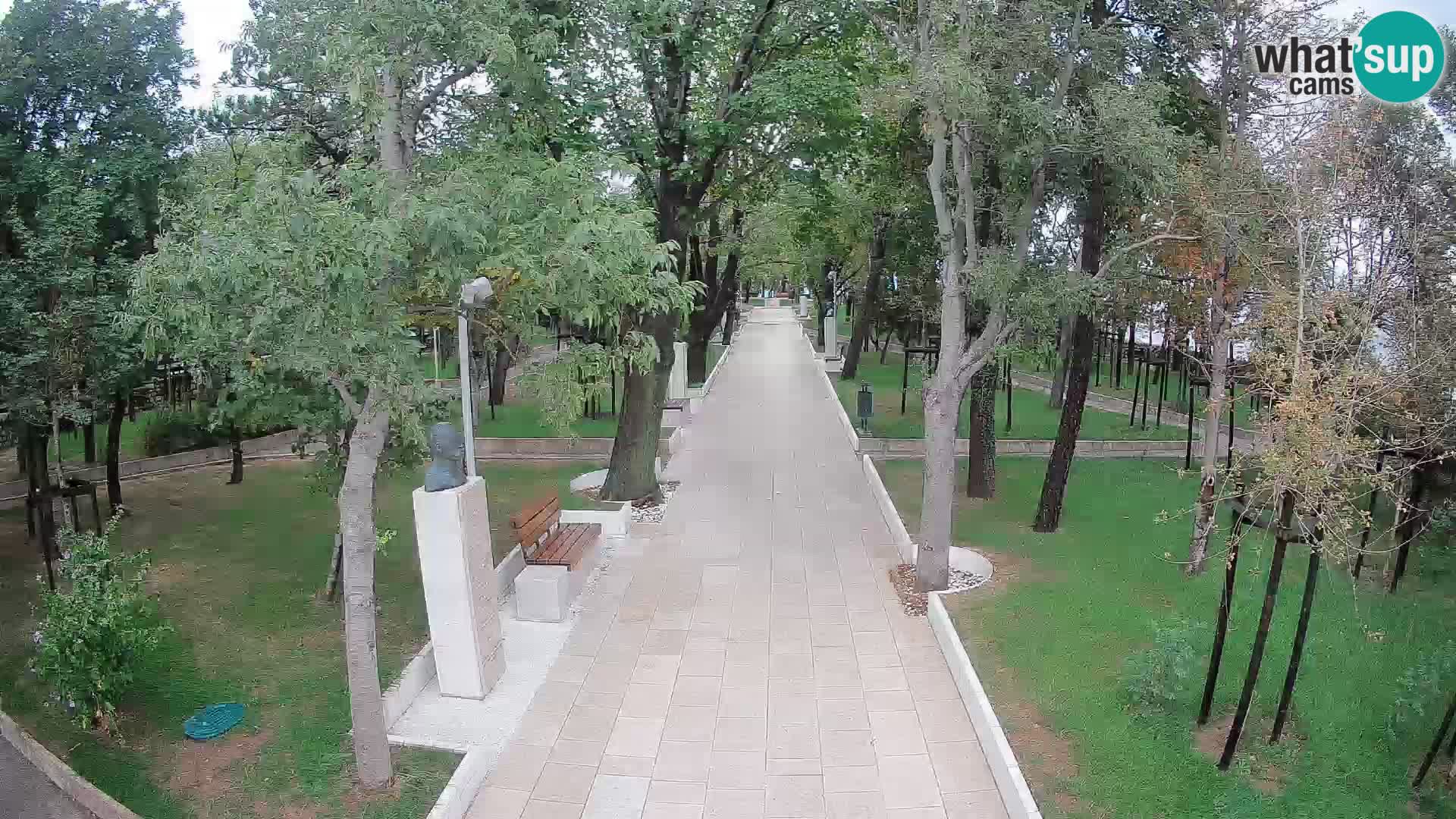 Writers’ Park Webcam Senj – Live by the Sea