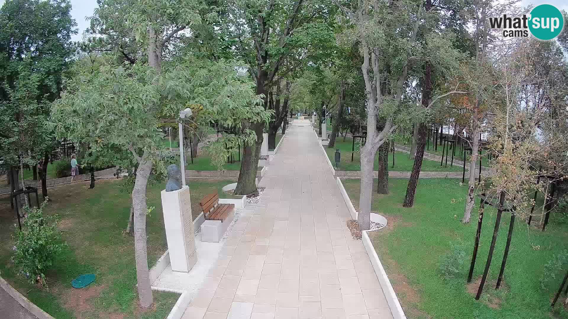 Writers’ Park Webcam Senj – Live by the Sea