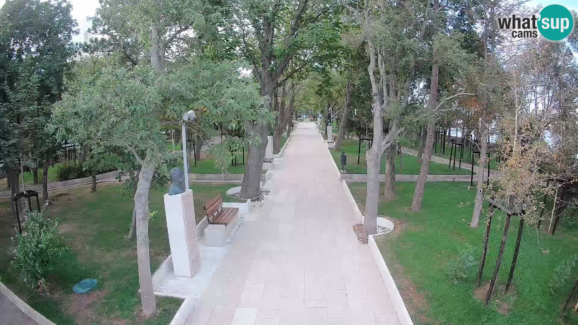 Writers’ Park Webcam Senj – Live by the Sea