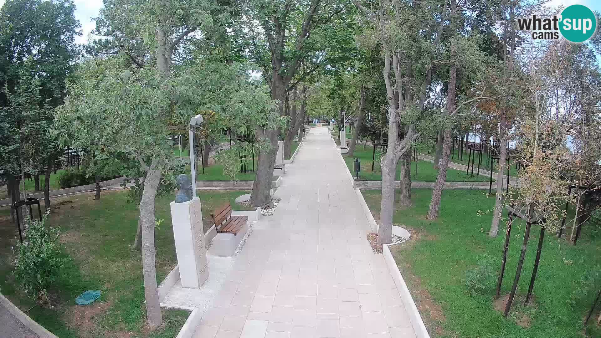 Writers’ Park Webcam Senj – Live by the Sea