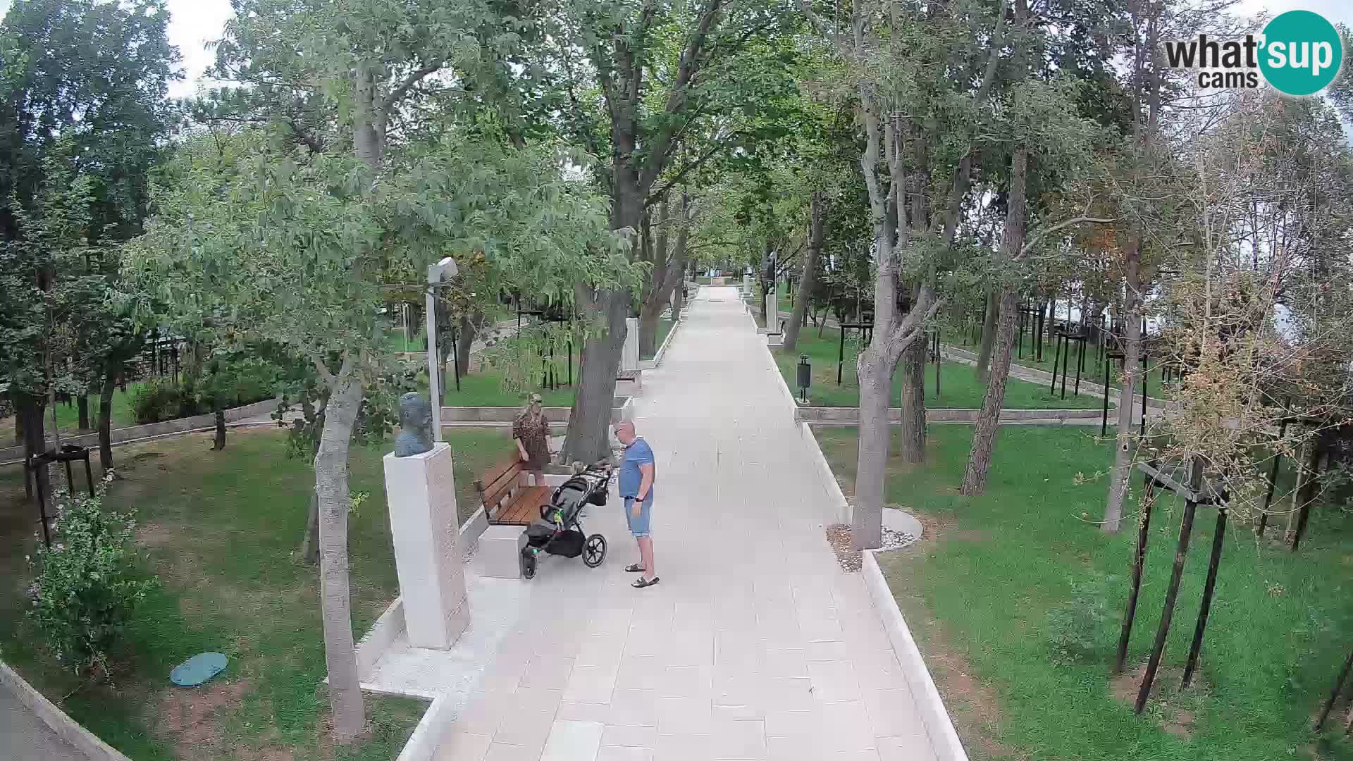 Writers’ Park Webcam Senj – Live by the Sea