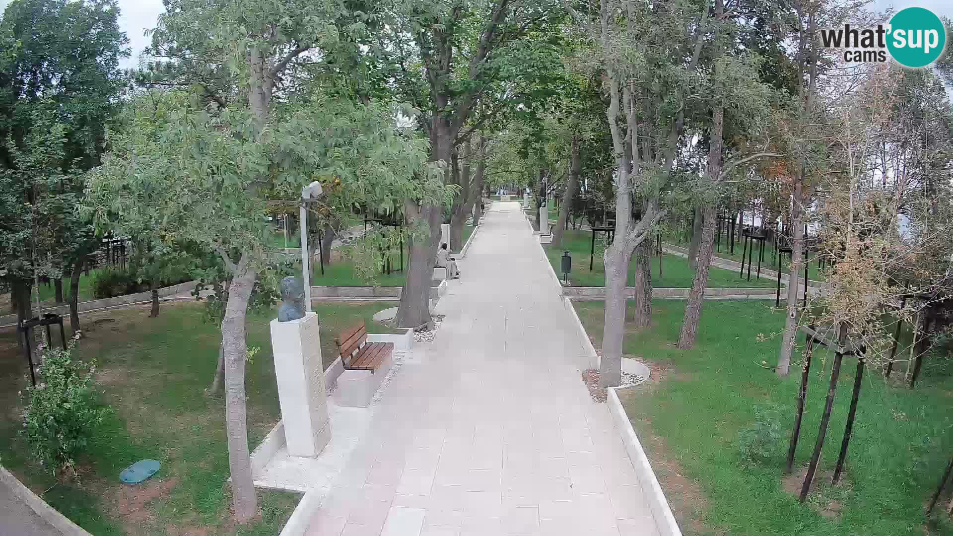 Writers’ Park Webcam Senj – Live by the Sea