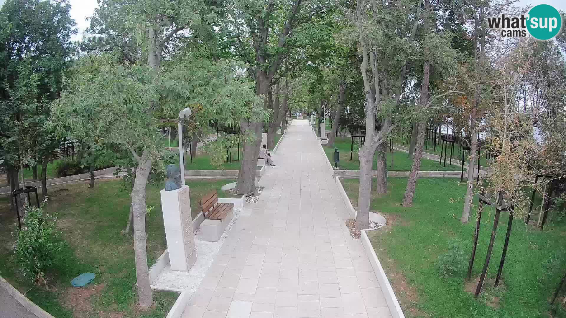 Writers’ Park Webcam Senj – Live by the Sea