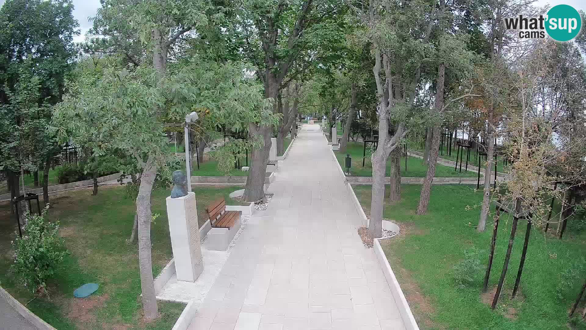 Writers’ Park Webcam Senj – Live by the Sea