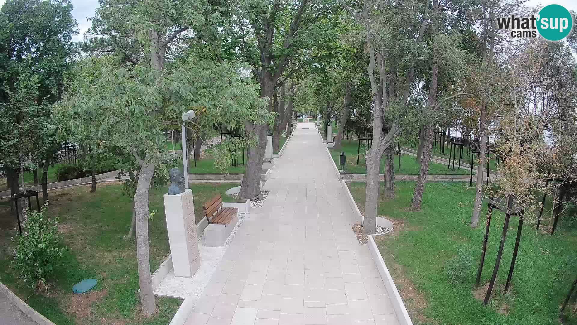 Writers’ Park Webcam Senj – Live by the Sea