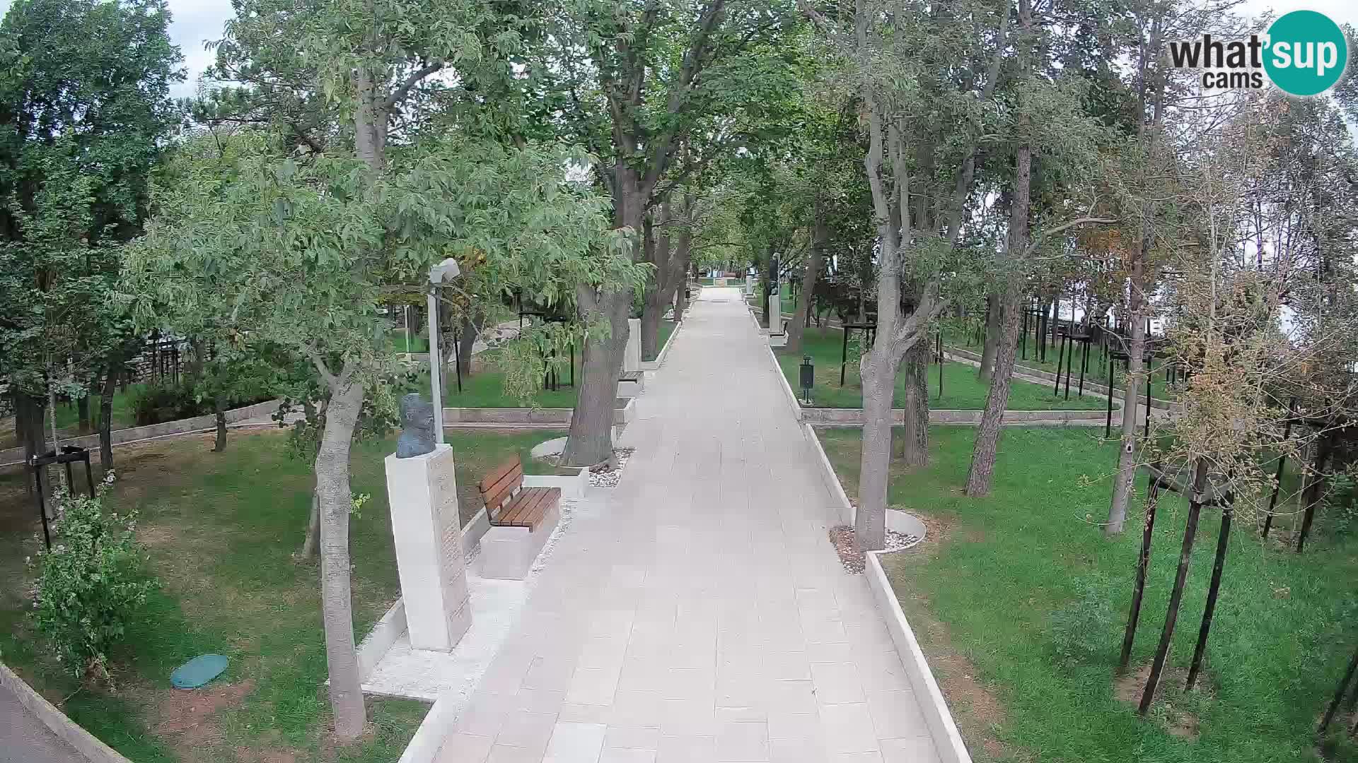 Writers’ Park Webcam Senj – Live by the Sea