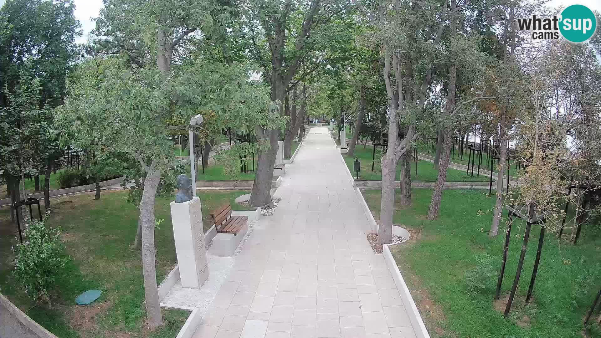 Webcam Schriftstellerpark Senj – Live am Meer