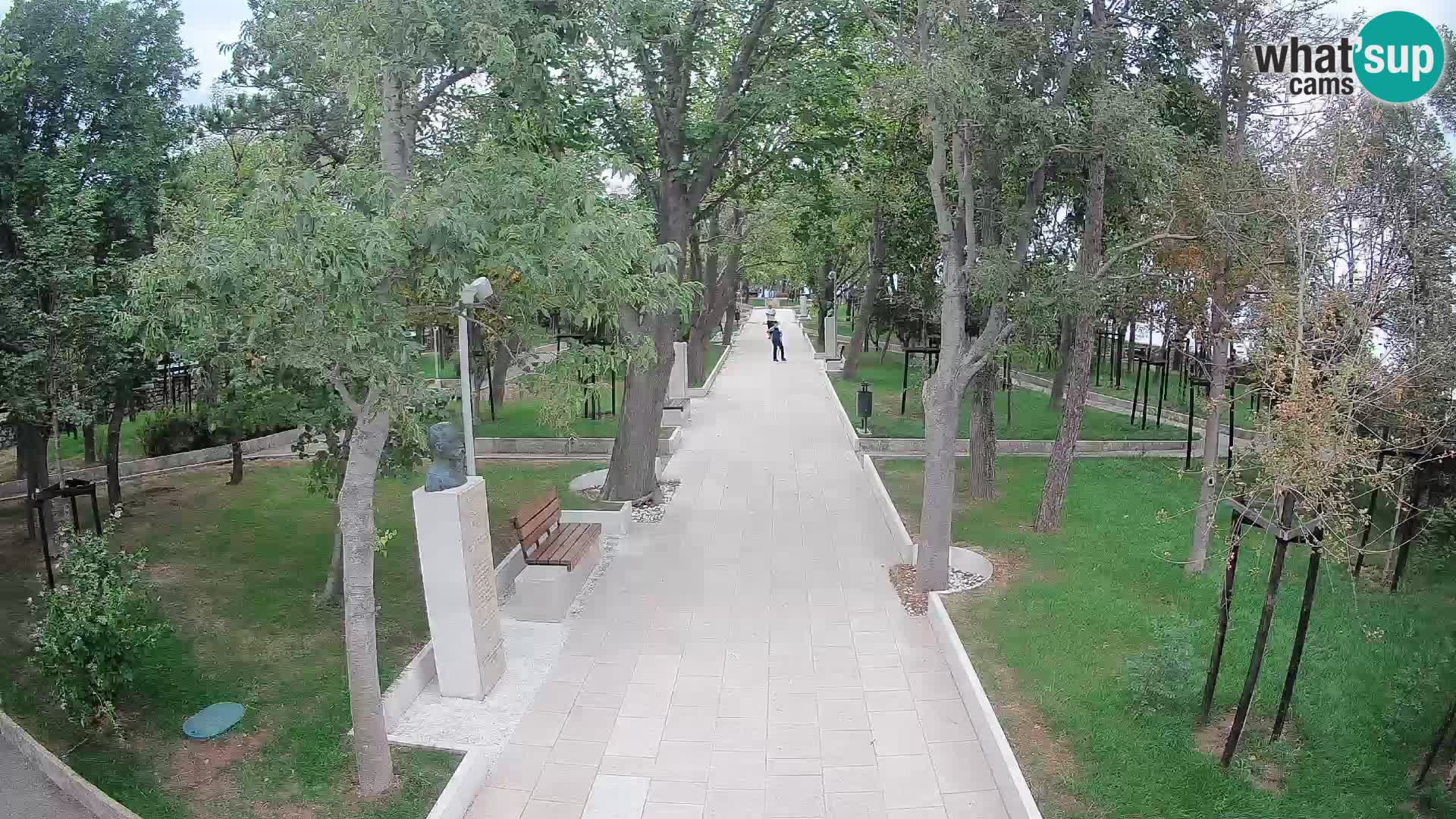Writers’ Park Webcam Senj – Live by the Sea