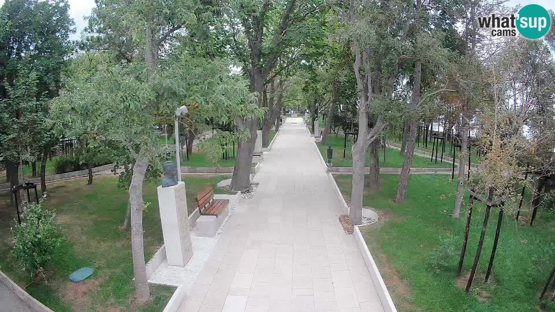 Writers’ Park Webcam Senj – Live by the Sea
