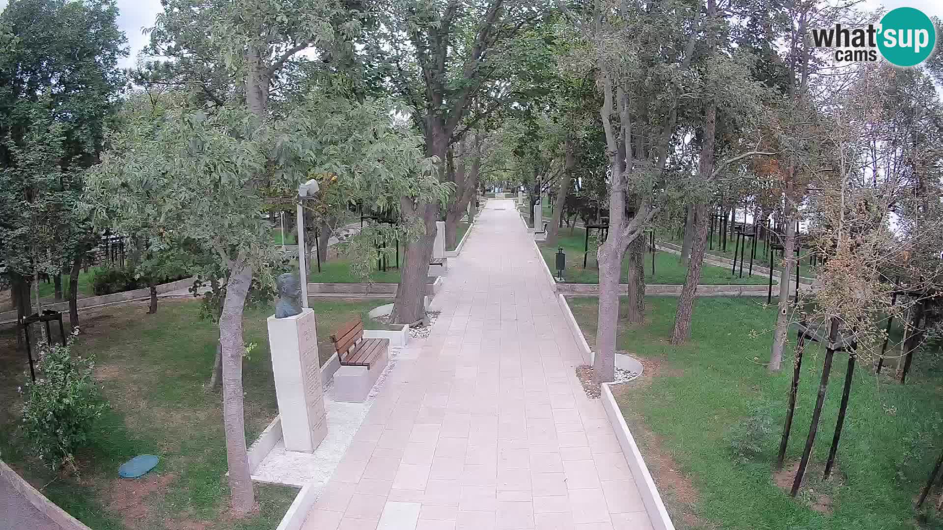 Writers’ Park Webcam Senj – Live by the Sea