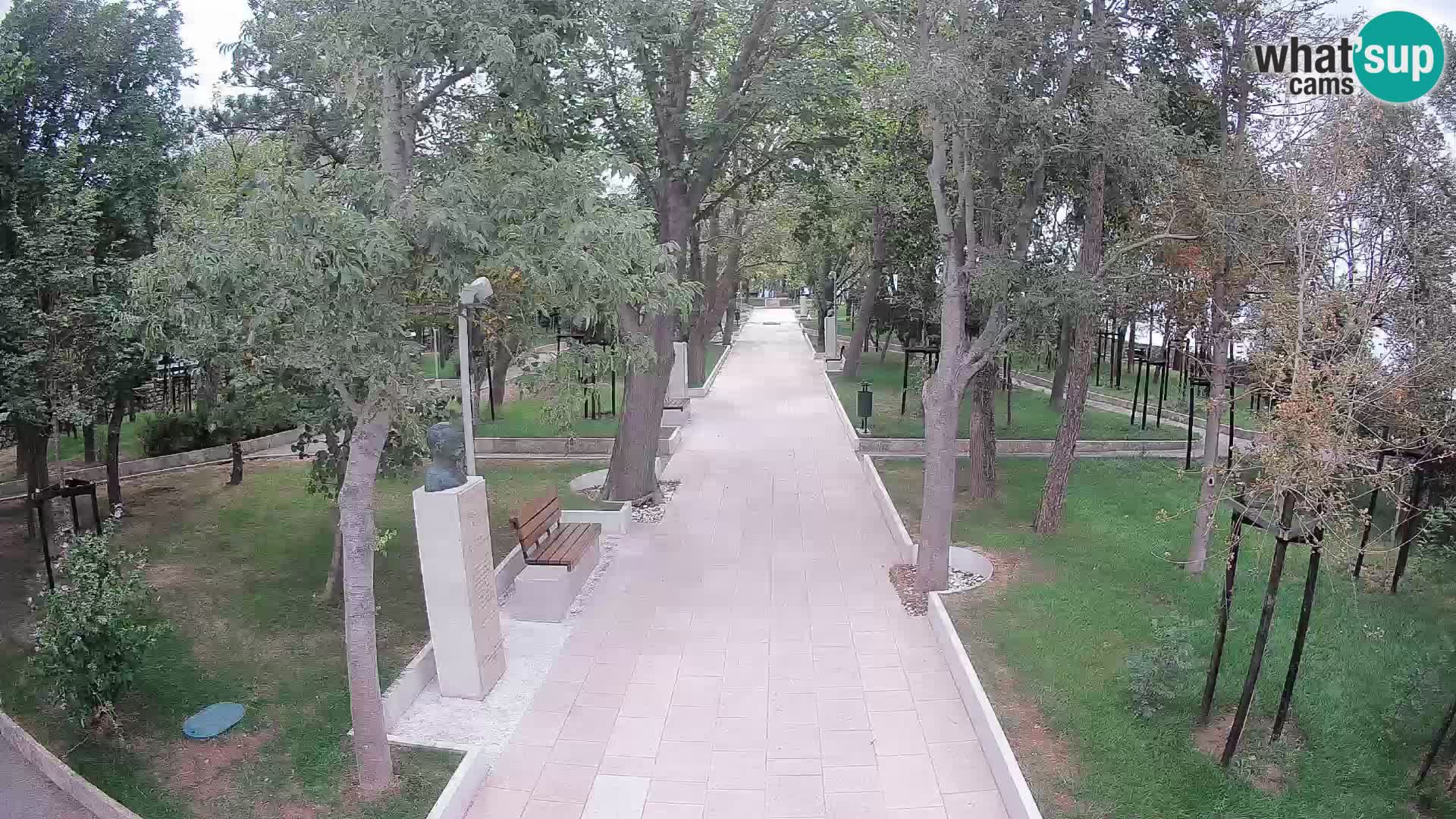 Writers’ Park Webcam Senj – Live by the Sea