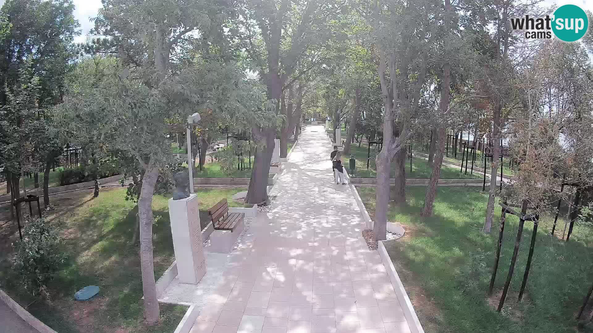 Writers’ Park Webcam Senj – Live by the Sea