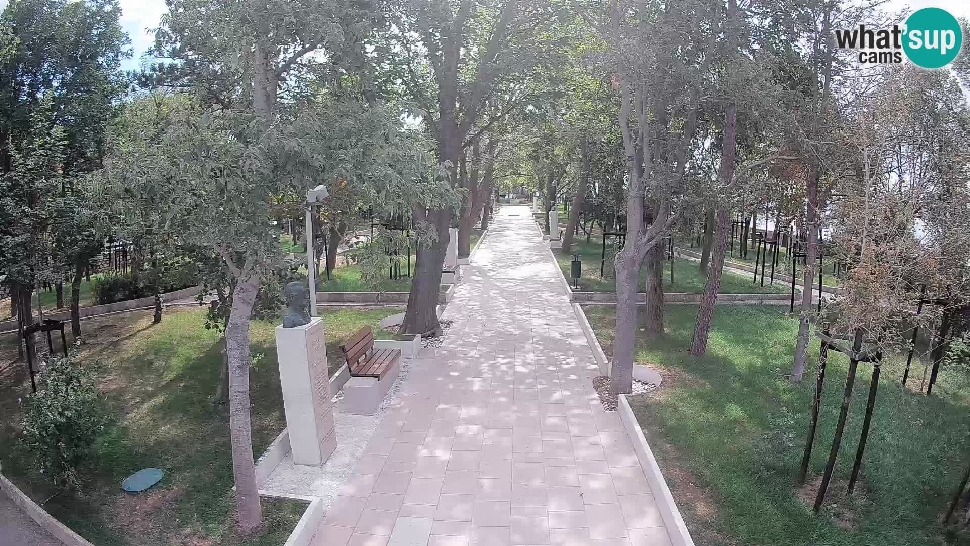 Writers’ Park Webcam Senj – Live by the Sea
