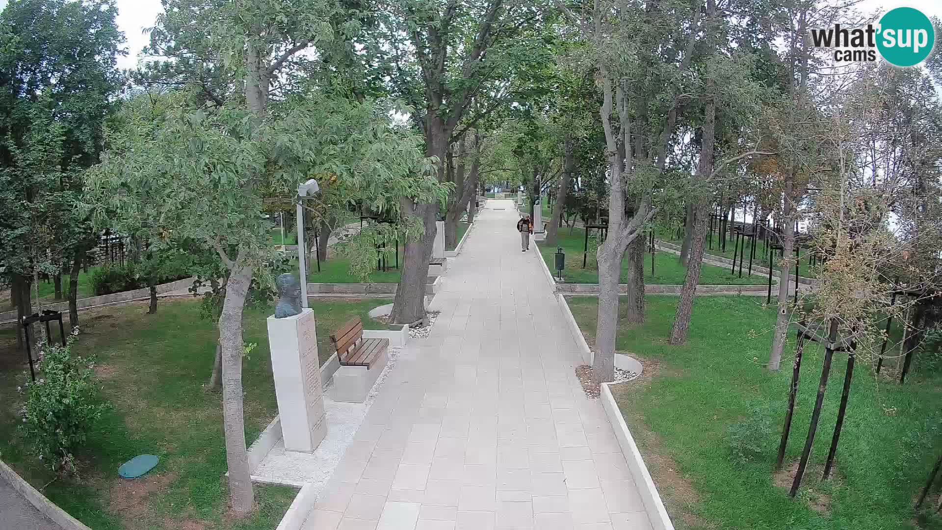 Writers’ Park Webcam Senj – Live by the Sea