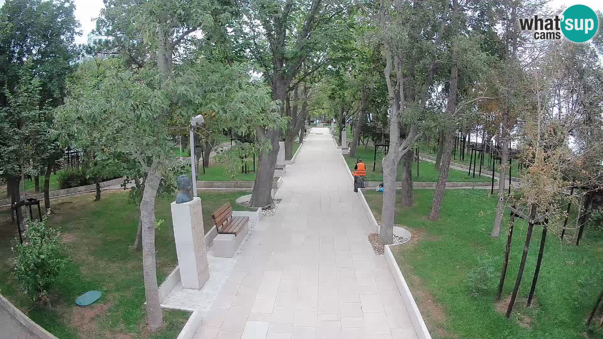 Writers’ Park Webcam Senj – Live by the Sea