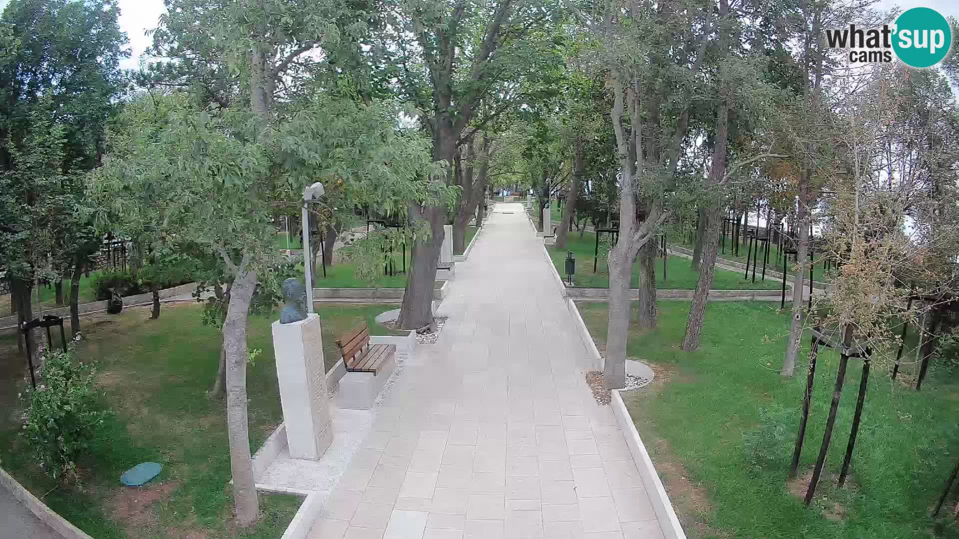 Writers’ Park Webcam Senj – Live by the Sea