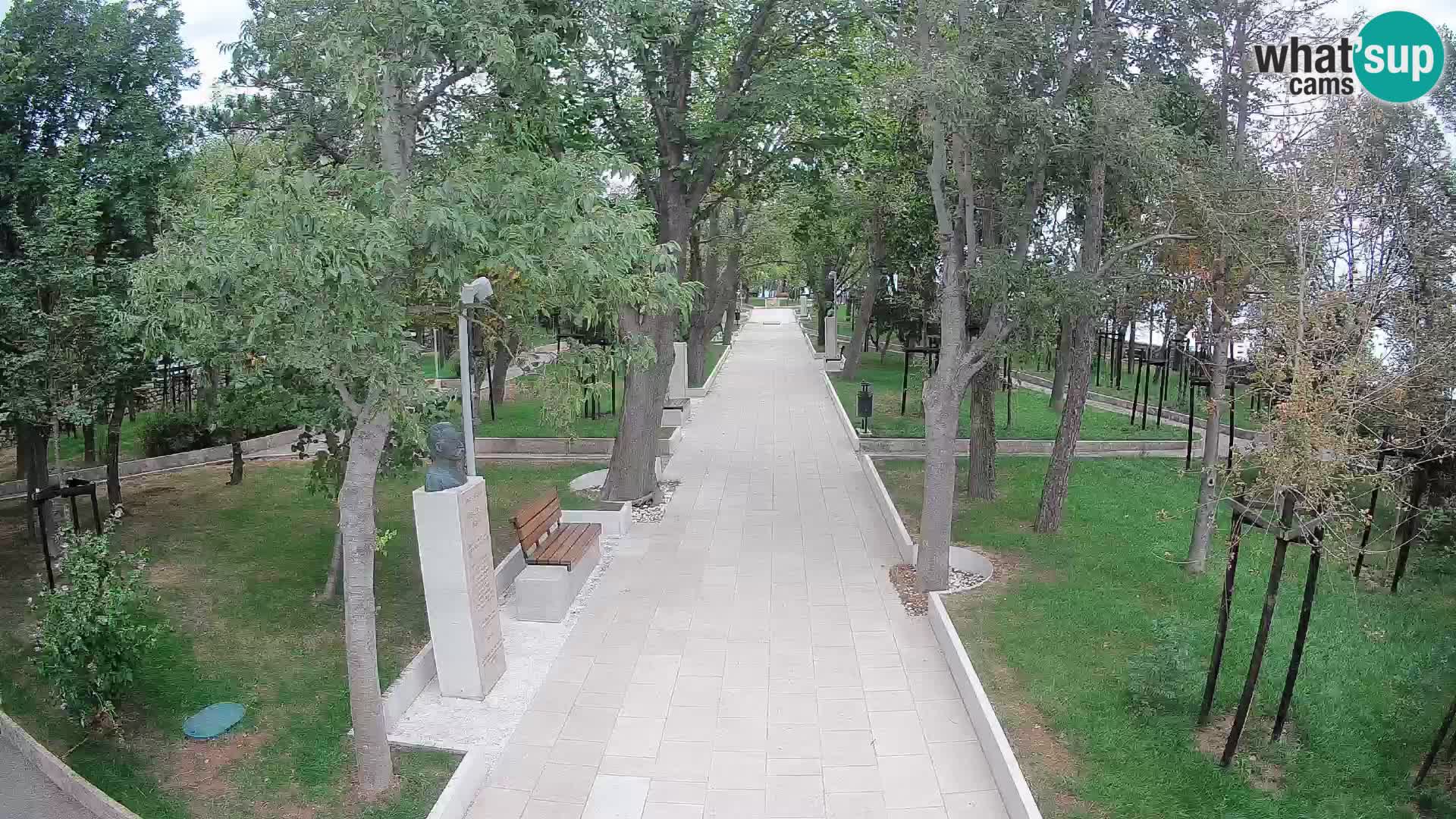 Writers’ Park Webcam Senj – Live by the Sea
