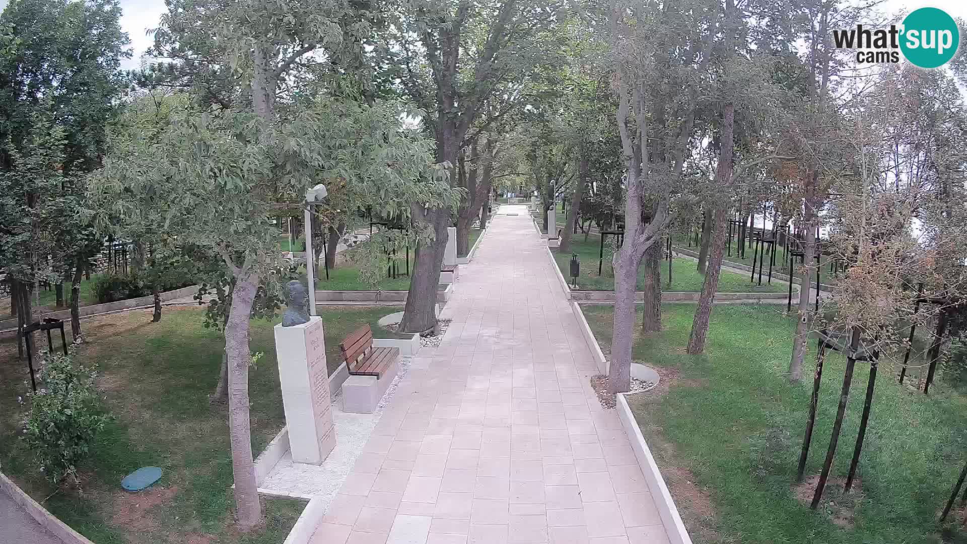 Writers’ Park Webcam Senj – Live by the Sea