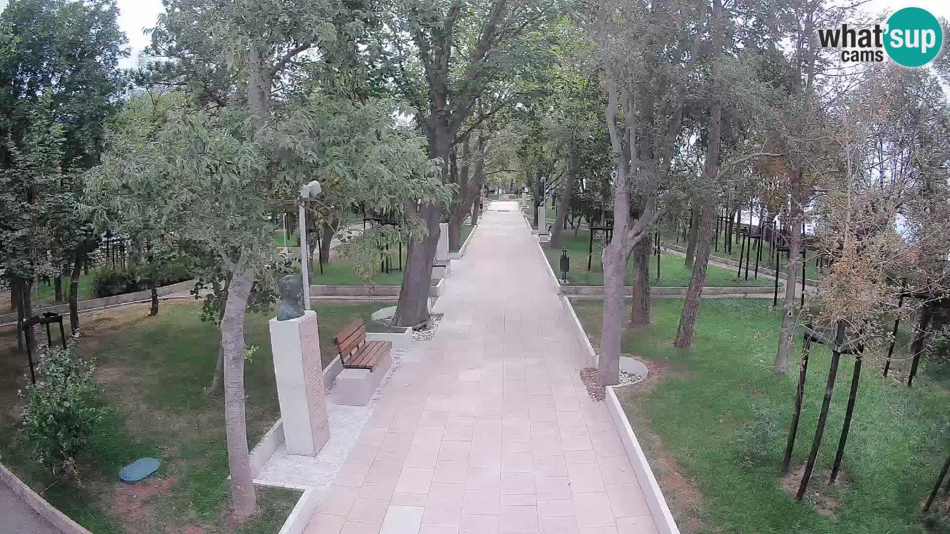 Writers’ Park Webcam Senj – Live by the Sea