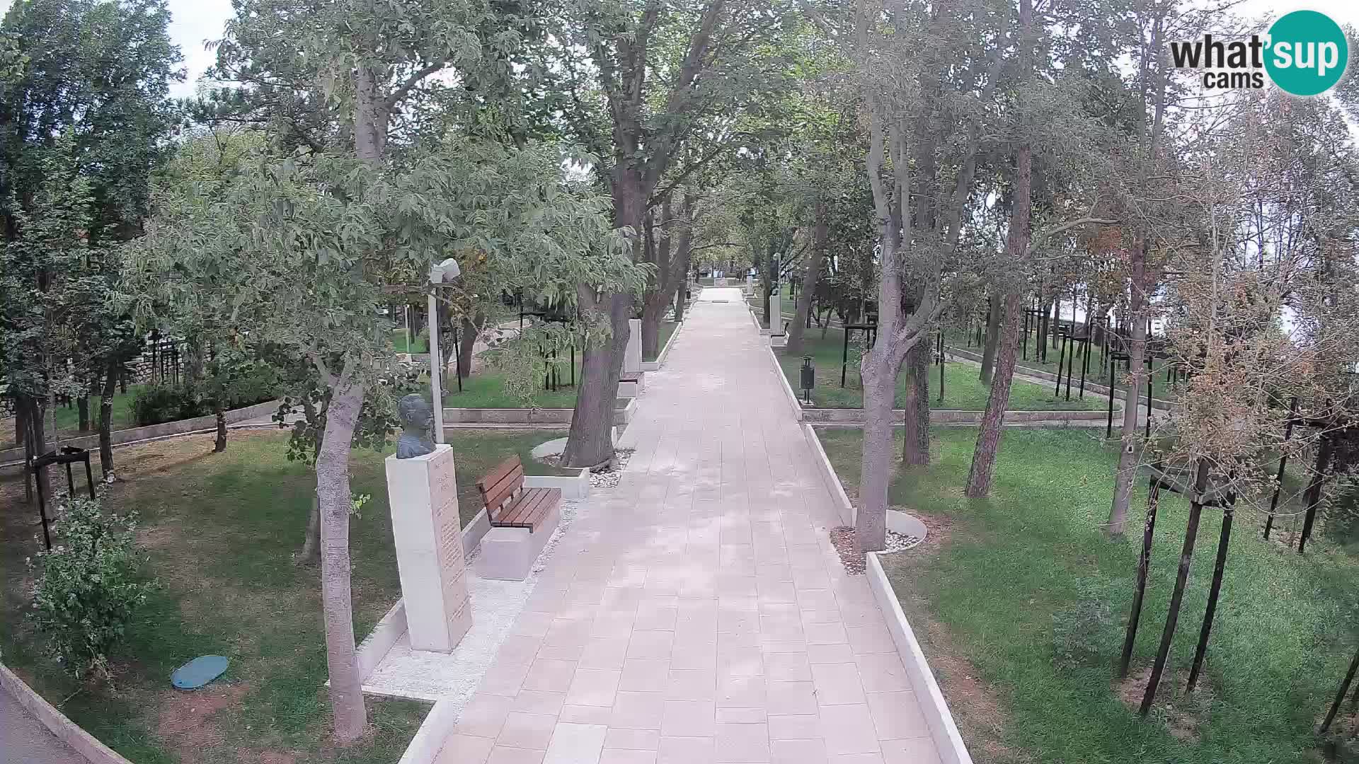 Writers’ Park Webcam Senj – Live by the Sea