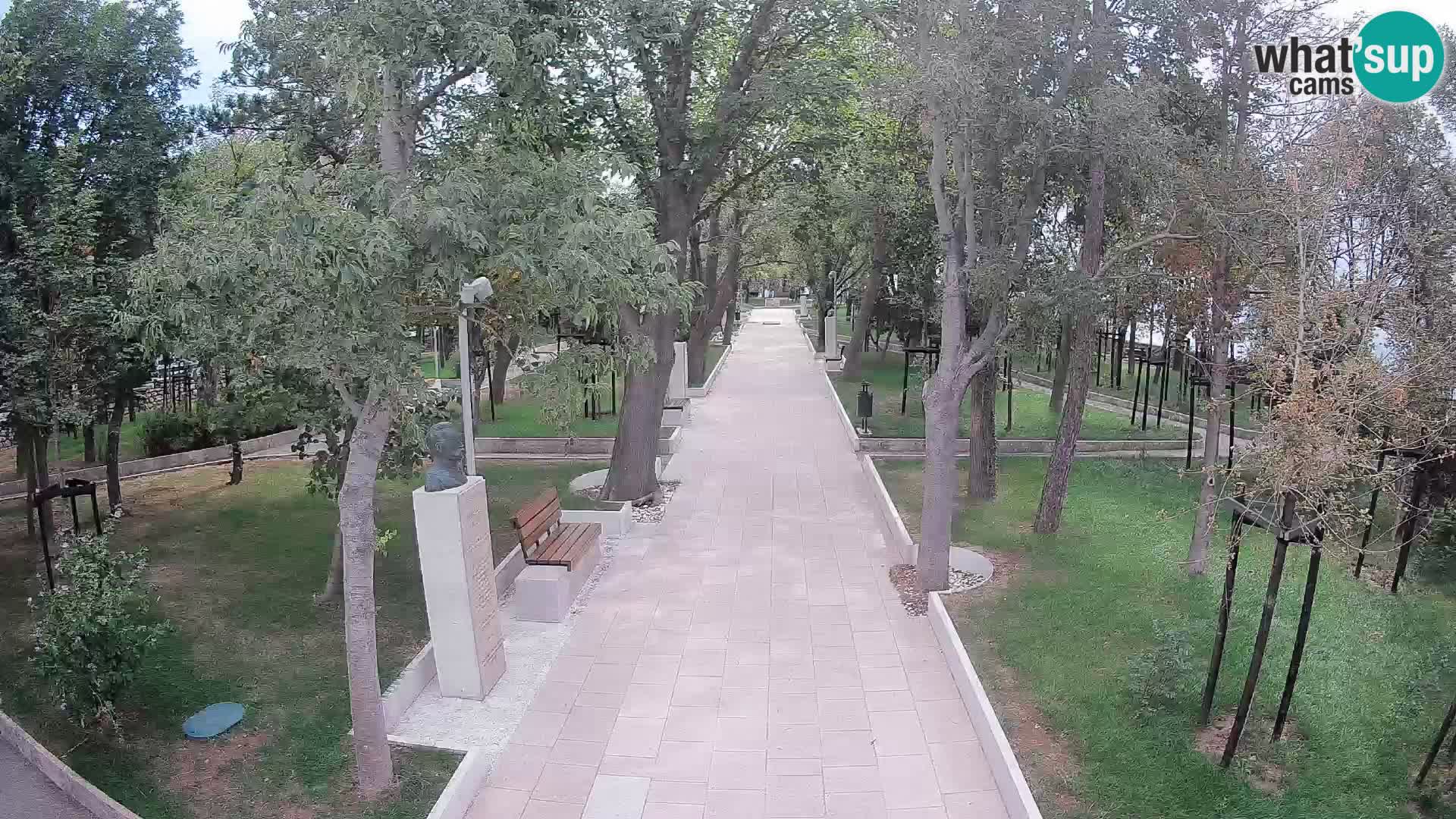 Writers’ Park Webcam Senj – Live by the Sea