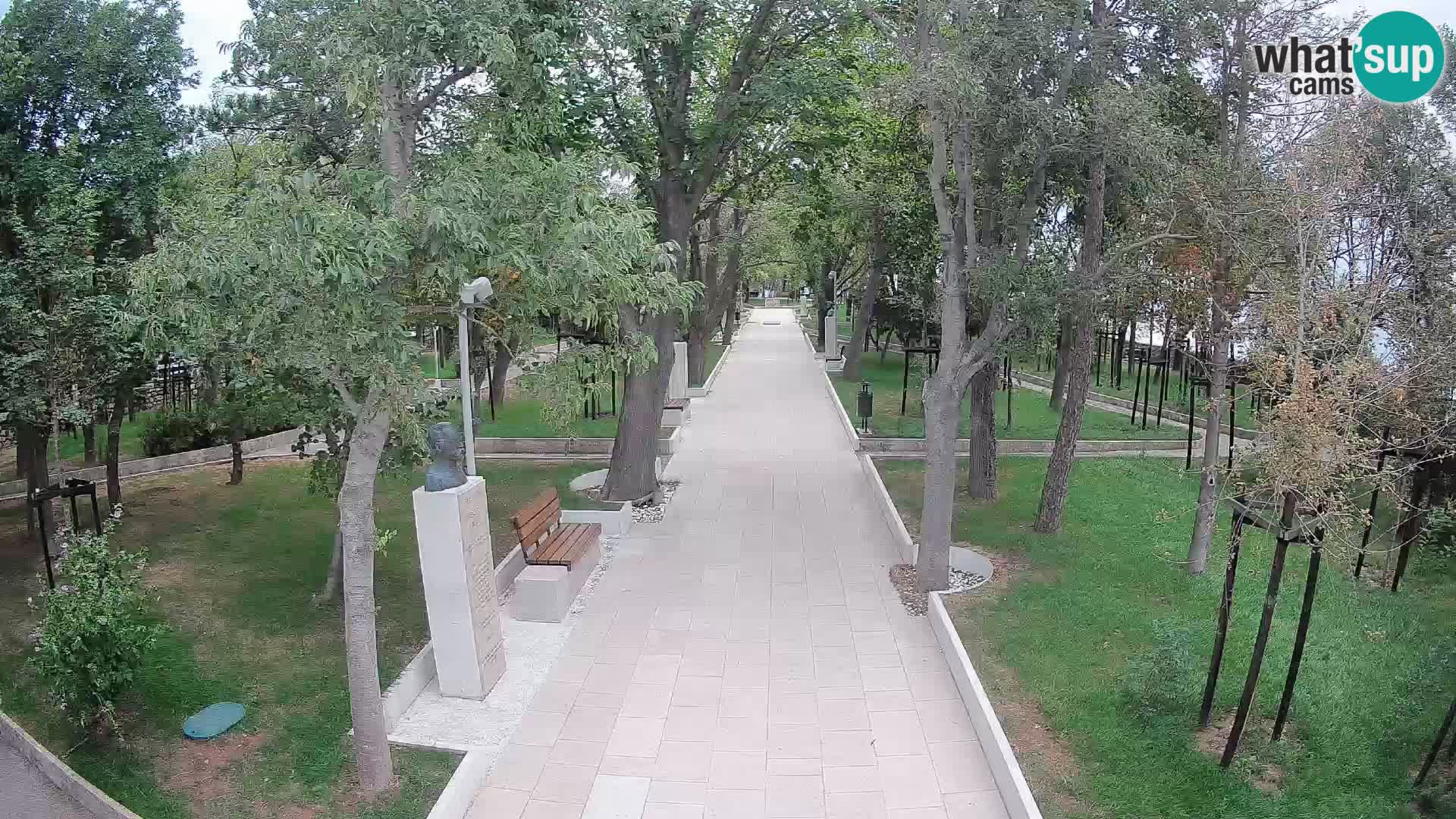 Writers’ Park Webcam Senj – Live by the Sea