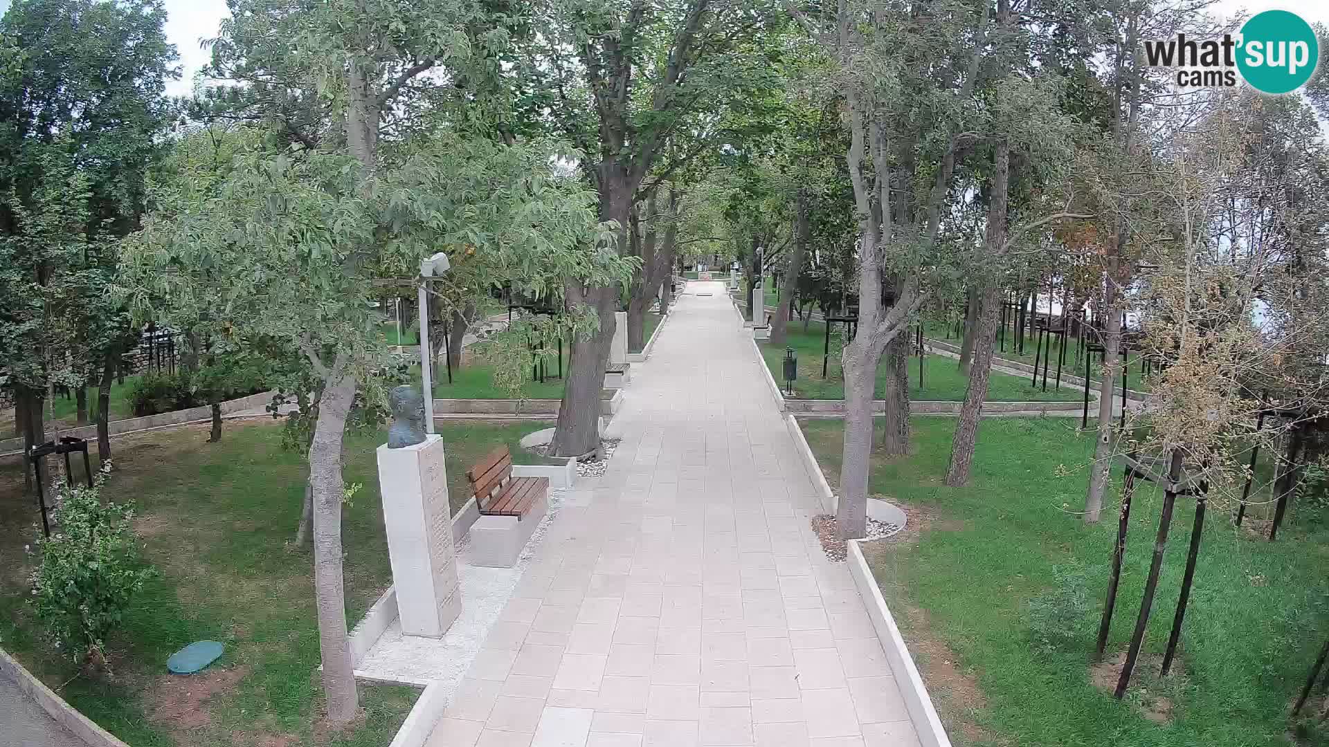 Writers’ Park Webcam Senj – Live by the Sea