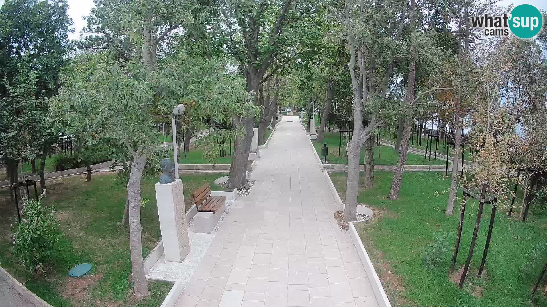 Writers’ Park Webcam Senj – Live by the Sea