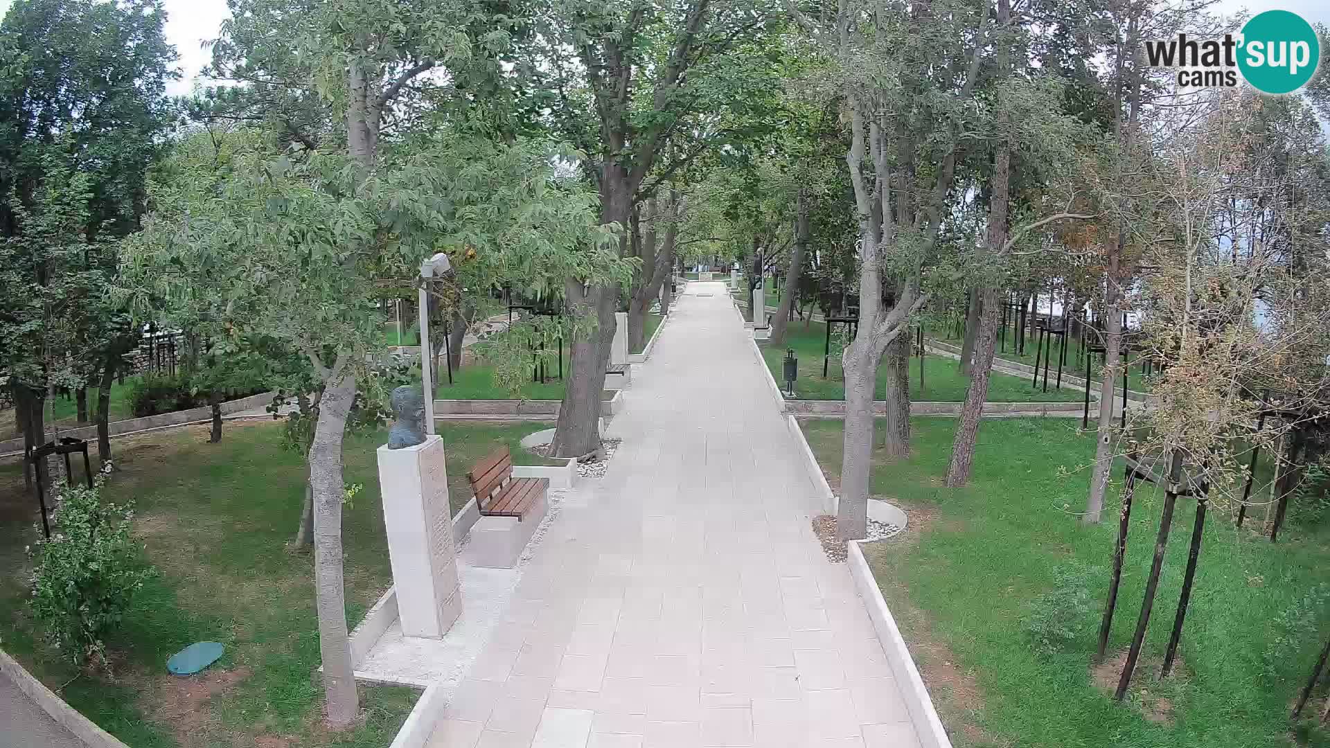 Writers’ Park Webcam Senj – Live by the Sea